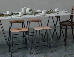 Adam Stool - Metal / Leather