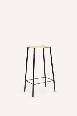 Adam Stool - Metal / Oak