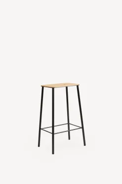 Adam Stool - Metal / Oak