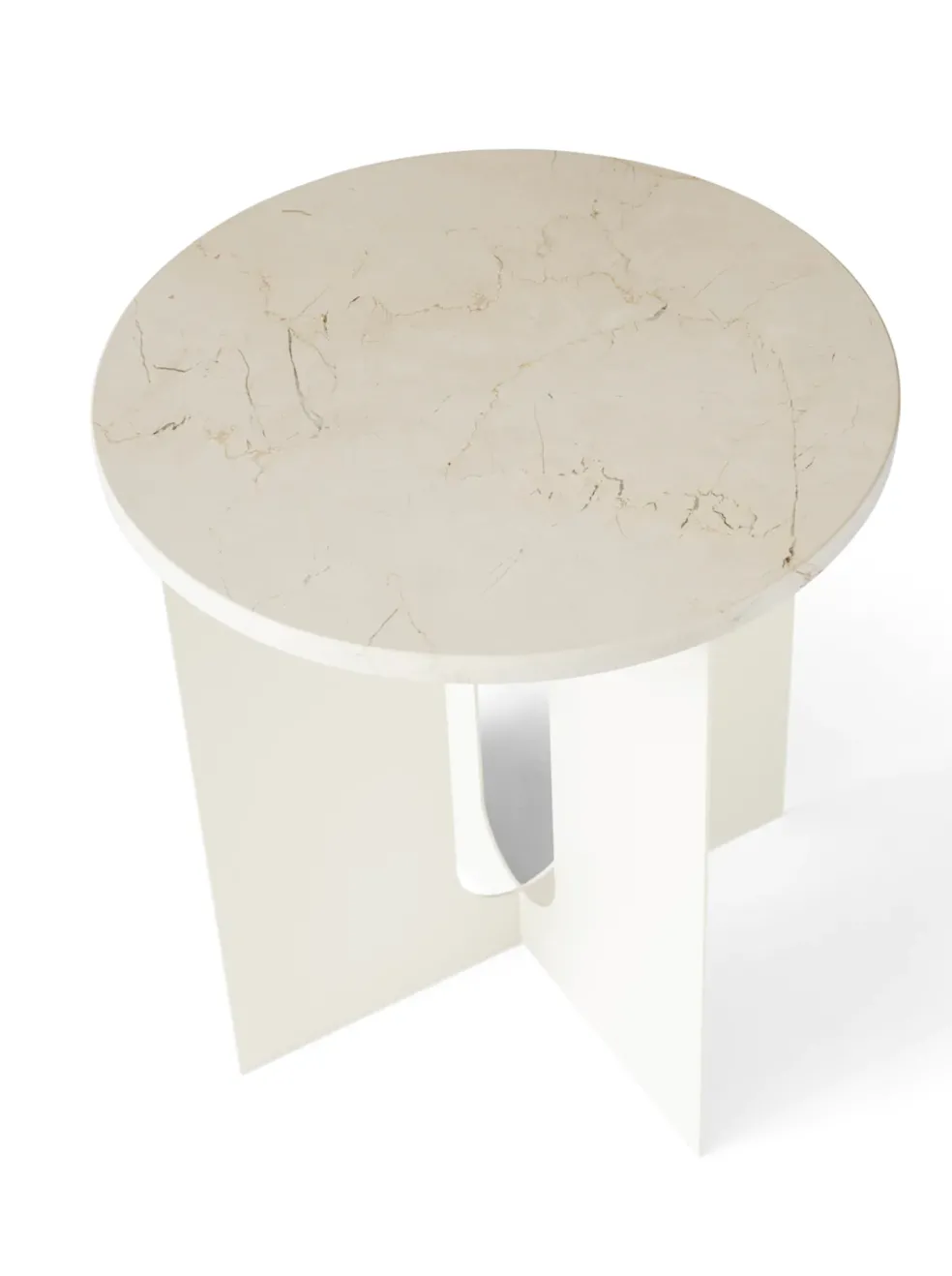 Androgyne Side Table - Metal and Marble