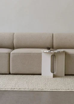 Androgyne Side Table - Metal and Marble