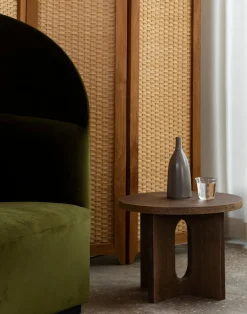 Androgyne Side Table, Dark Oak