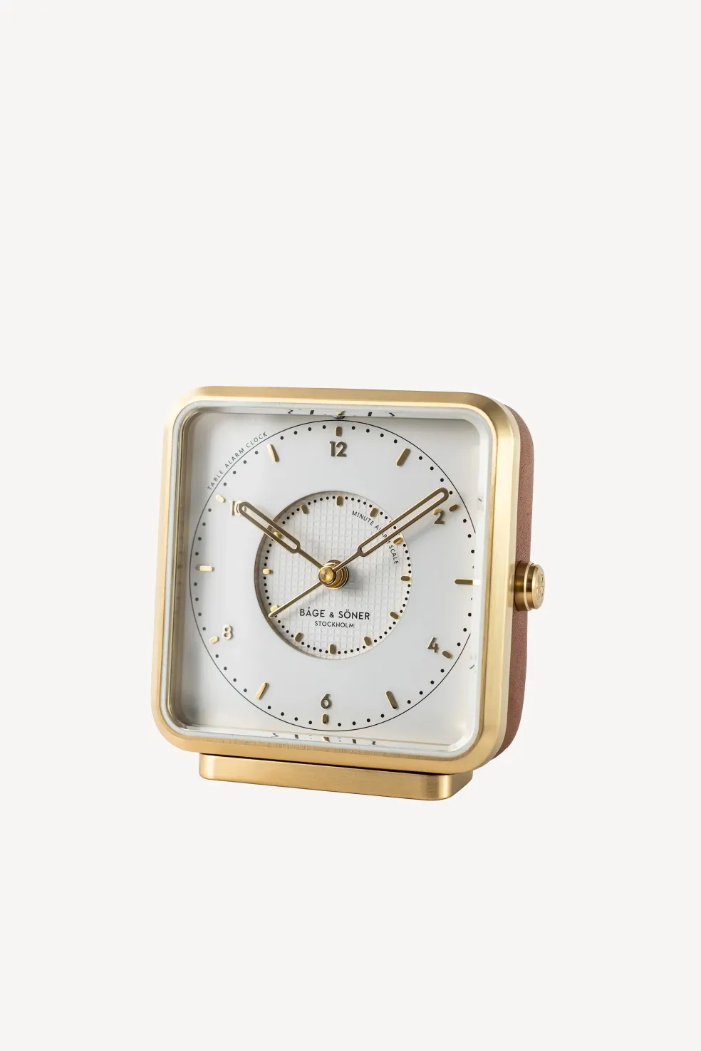 Bage & Soner Alarm Clock - Happy Yawn (Camel Brown)