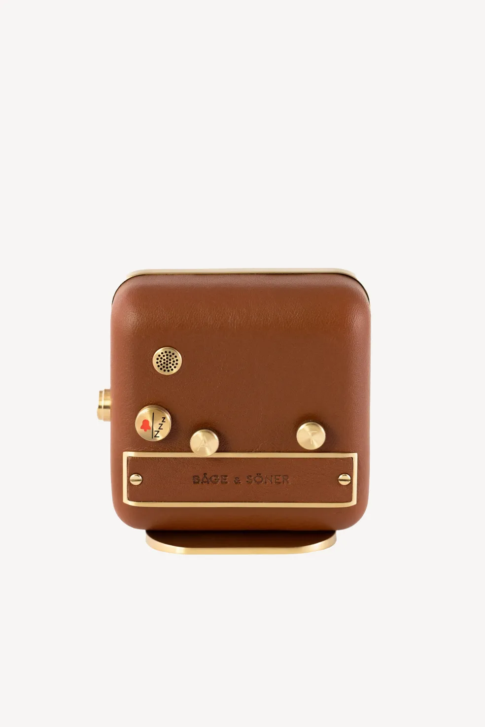 Bage & Soner Alarm Clock - Happy Yawn (Camel Brown)