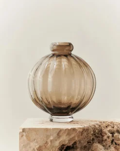 Balloon Vase - Smoke, Round