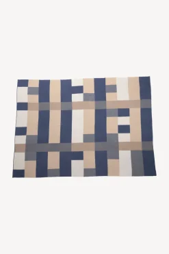 Bauhaus Cashmere Throw - Blue