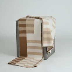 Bauhaus Cashmere Throw - Cognac