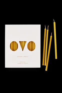 Beeswax Birthday Candles - Set of 20