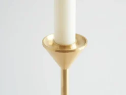 Brass Candleholder - Cone