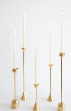 Brass Candleholder - Cone
