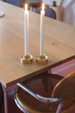 Brass Stacking Candleholder