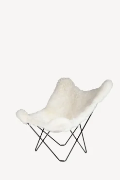 Butterfly Chair, Shorn Sheepskin - White