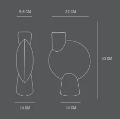 Ceramic Object - Sphere Bubl, Large