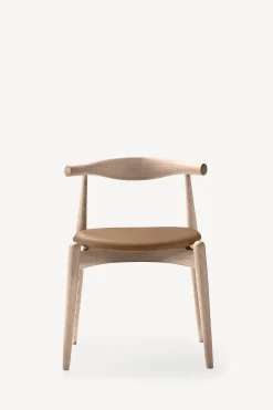 CH20 Elbow Chair - Natural Leather