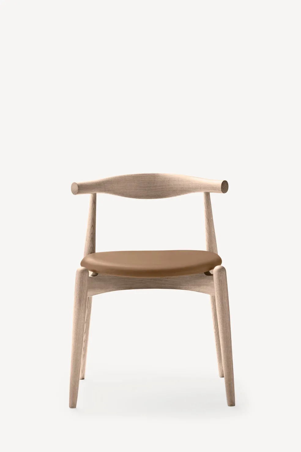 CH20 Elbow Chair - Natural Leather