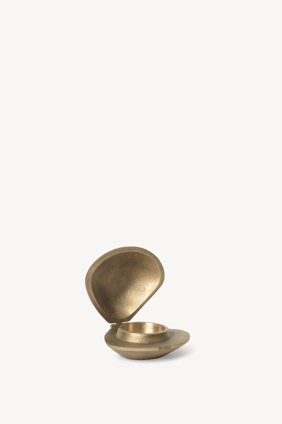 Clam Candle Holder - Brass