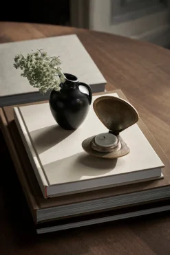 Clam Candle Holder - Brass