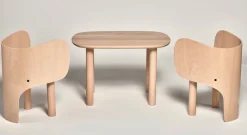 Elephant Chair and Table Set