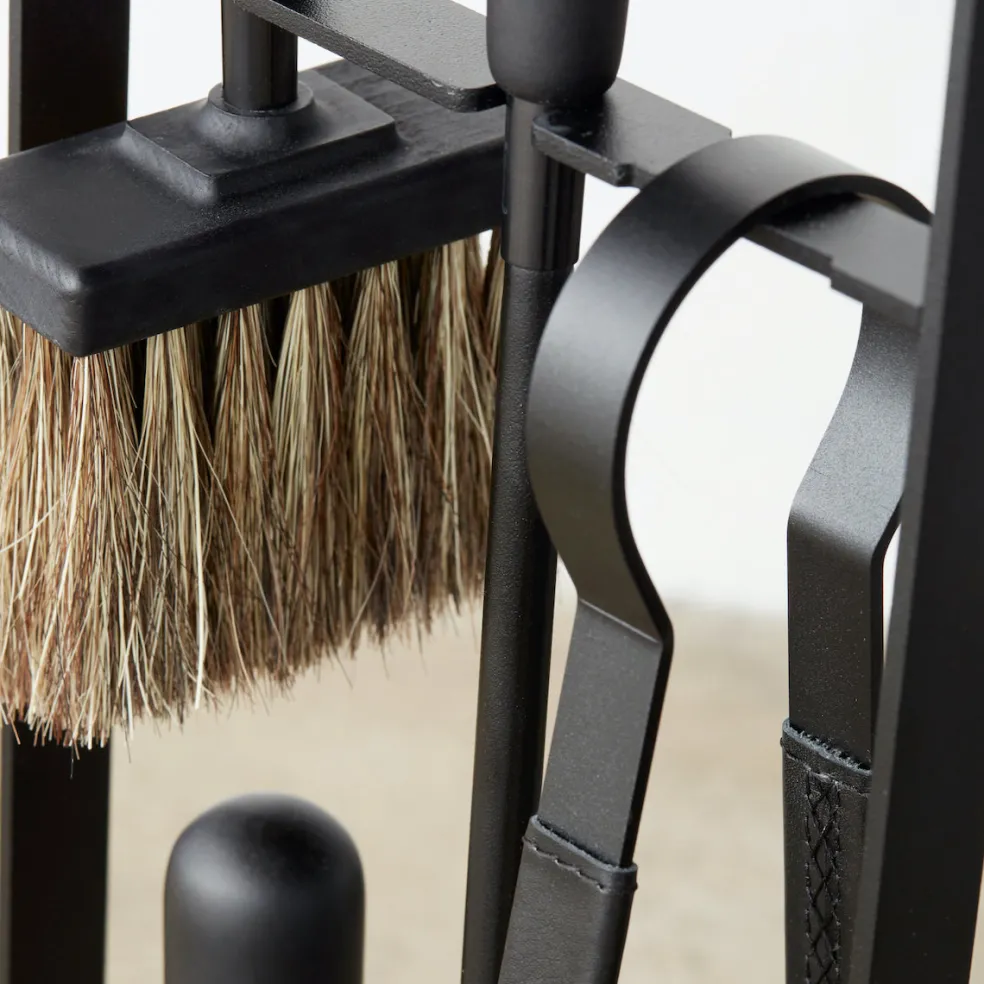 Fireplace Companion Set - Noir