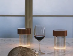 Last Order - Table Lamp, Fluted Base