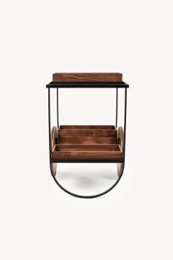 Leather Bar Cart Trolley