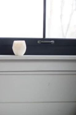 Marbled Alabaster Candleholders - Sapphire