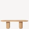 Moon Dining Table - Elliptical Natural Oak