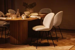 Moon Dining Table - Elliptical Natural Oak