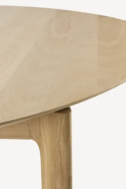 Oak Bok Round Extendable Dining Table