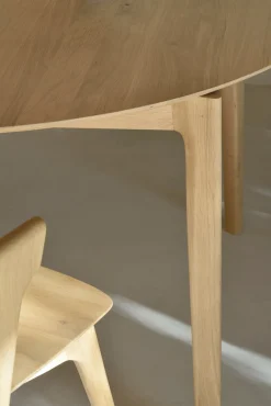 Oak Bok Round Extendable Dining Table