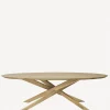 Oak Mikado Coffee Table - Oval