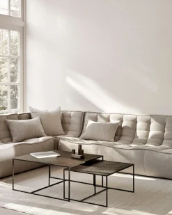 Pentagon Nesting Coffee Table Set