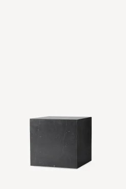 Plinth Marble Tables - Black Marble