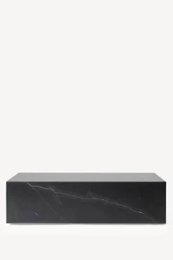 Plinth Marble Tables - Black Marble