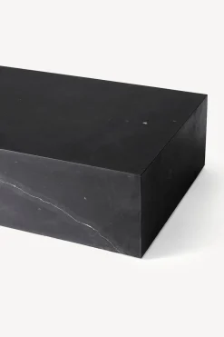 Plinth Marble Tables - Black Marble