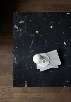 Plinth Marble Tables - Black Marble