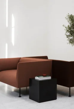 Plinth Marble Tables - Black Marble