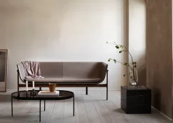 Plinth Marble Tables - Black Marble