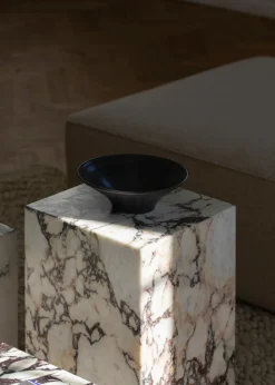 Plinth Marble Tables - Rose Marble