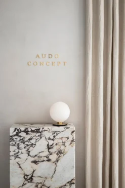 Plinth Marble Tables - Rose Marble