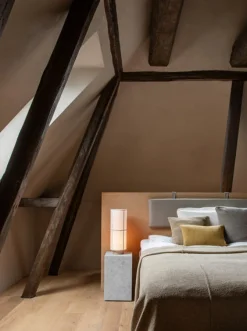 Plinth Marble Tables - White Marble