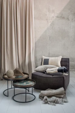 Round Tray Coffee Table Set