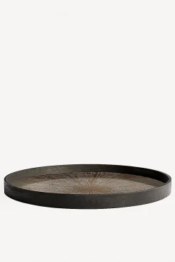 Round Tray Side Table Set