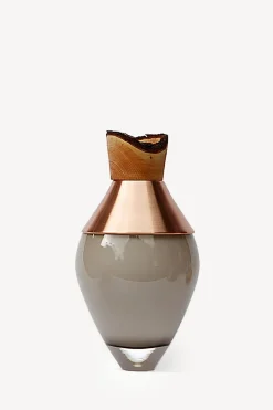 Stacking Vessel - India 1, small opal grey