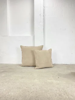 Suede Pillow - Camel / Beige