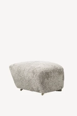 The Tired Man Chair and Footstool - Sheepskin