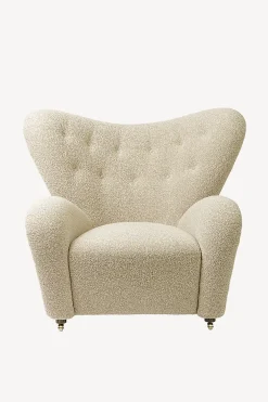 The Tired Man Chair and Footstool - Fabric