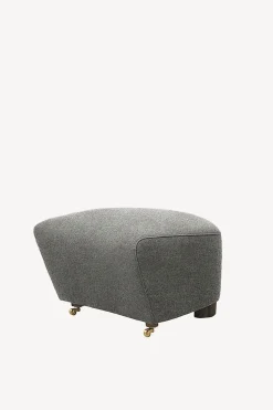 The Tired Man Chair and Footstool - Fabric