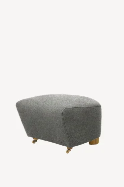 The Tired Man Chair and Footstool - Fabric
