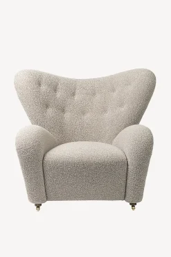 The Tired Man Chair and Footstool - Fabric